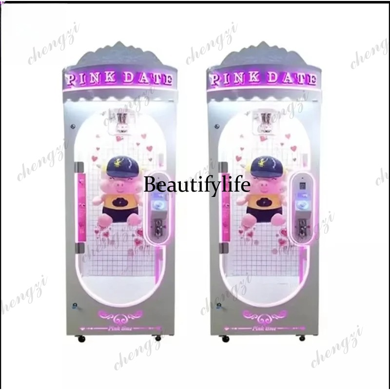 Arcade Games & Vending Llc Photos - เครื่องเกมอาร์เคดแบบหยอดเหรียญ รุ่น A81 ตู้สีชมพู รูปทรงตุ๊กตา รางอลูมิเนียม