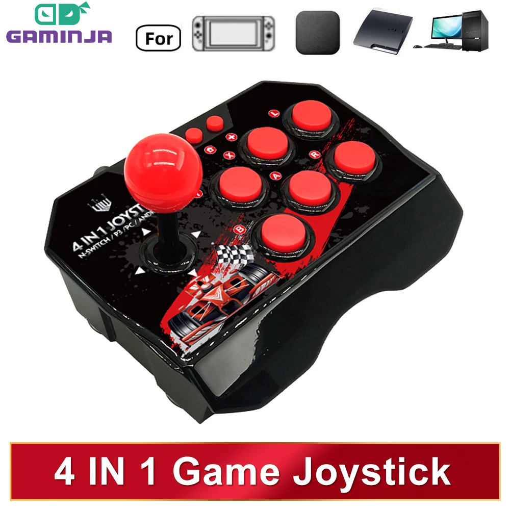 Arcade Vibes - GAMINJA 4-in 1 เกมจอยสติ๊ก 3M สาย
